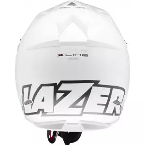 Lazer MX8 X-Line Pure Glas motorhelm wit L-2