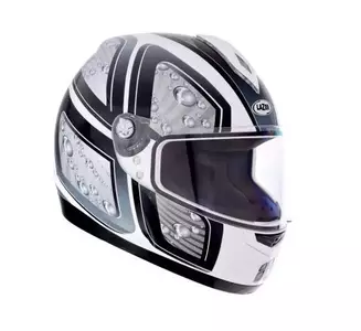Motorrad Helm Lazer Vertigo 4D weiß grau XS - VERTIGO.4D XS