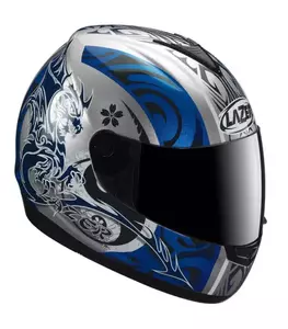 Motorrad Helm Lazer Vertigo Aikido silber blau XL - VERTIGO.AIKI.SBLU XL