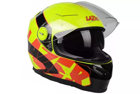 Lazer Bayamo Reflex motociklistička kaciga za cijelo lice Fluo žuta/crna/crvena XL-1