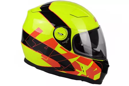 Lazer Bayamo Reflex motociklistička kaciga za cijelo lice Fluo žuta/crna/crvena XL-2