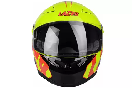 Lazer Bayamo Reflex motociklistička kaciga za cijelo lice Fluo žuta/crna/crvena XL-4