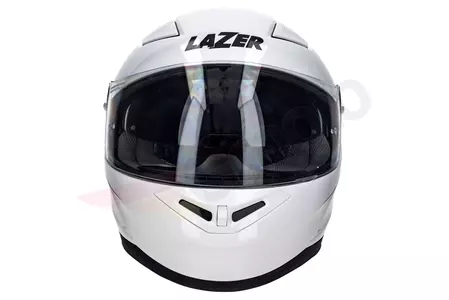 Lazer Bayamo Z-Line integreret motorcykelhjelm hvid L-3