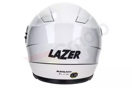 Lazer Bayamo Z-Line integreret motorcykelhjelm hvid L-8