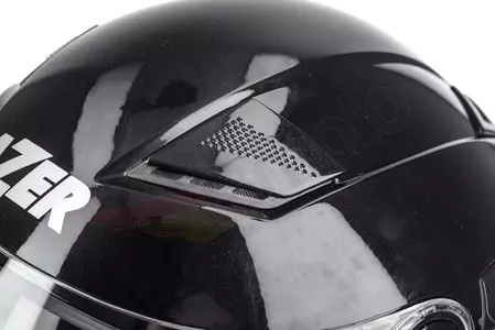 Lazer Bayamo Z-Line integrālā motociklu ķivere melna metāla L-11
