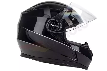 Lazer Bayamo Z-Line integrālā motociklu ķivere melna metāla S-6