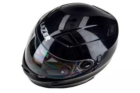 Lazer Bayamo Z-Line integralus motociklininko šalmas juodas metalas XS-9