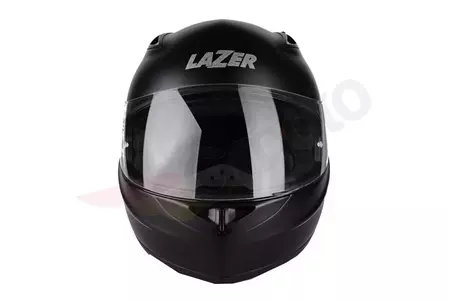 "Lazer Kestrel Z-Line Pure Glass" integruotas motociklininko šalmas matinės juodos spalvos ML-3