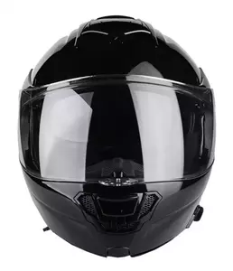 "Lazer Lugano Z-Line" matinės juodos spalvos XL motociklininko šalmas-4