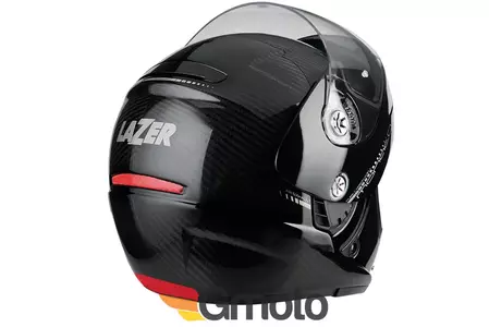 Lazer Monaco Evo Pure Carbon preto 2XS capacete de maxilar para motas-4