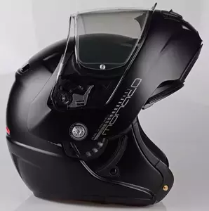 Motocyklová přilba Lazer Monaco Evo Pure Glass matně černá s čelistí L-4