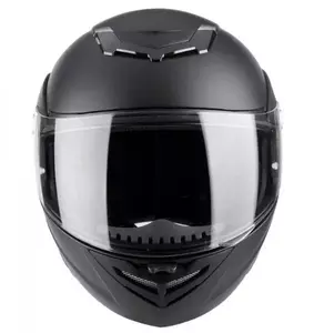 Lazer Monaco Evo Pure Glass negro mate S casco de moto mandíbula-3
