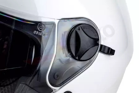 Lazer Orlando Evo Z-Line motorcykelhjälm med öppet ansikte vit L-10