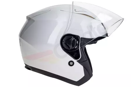 Lazer Orlando Evo Z-Line motorcykelhjelm med åbent ansigt hvid L-6