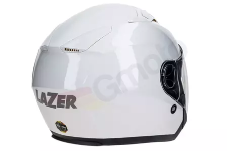 Lazer Orlando Evo Z-Line motorcykelhjälm med öppet ansikte vit L-7