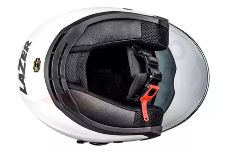 Lazer Orlando Evo Z-Line motoristična čelada z odprtim obrazom bela S-13