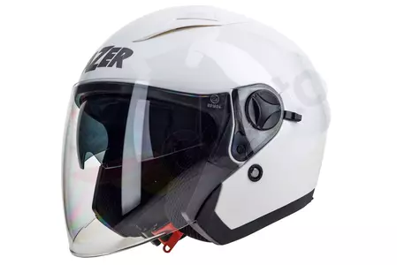 Lazer Orlando Evo Z-Line capacete aberto para motas branco S-2