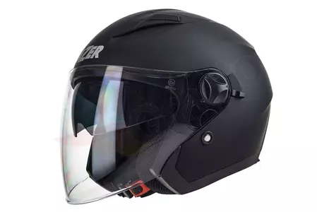 Lazer Orlando Evo Z-Line motociklista ķivere ar atvērtu seju matēti melna M-2