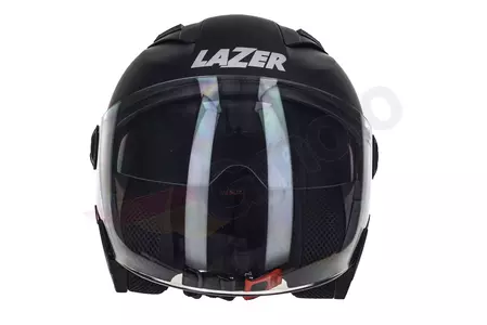 Lazer Orlando Evo Z-Line motociklista ķivere ar atvērtu seju matēts melns XS-3