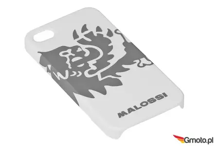Калъф Malossi Lion за iPhone 4 / 4S, бял - M4216000.W0