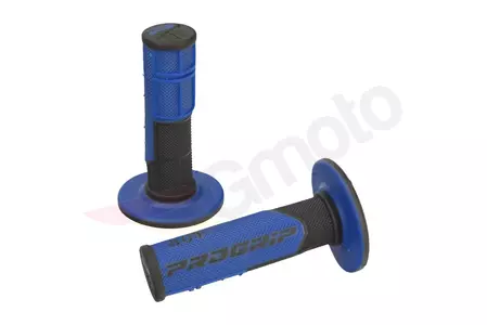 Progrip 801 Off Road zwart blauwe tweecomponenten handgrepen-2