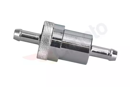 Filtro de combustible aluminio 8,0 mm plata-2