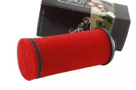 Stage6 Racing luftfilter, långt, 35mm, rött - S6-35001RO