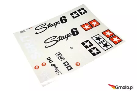 Stage6 MKII stickers, set wit - S6-0502/W