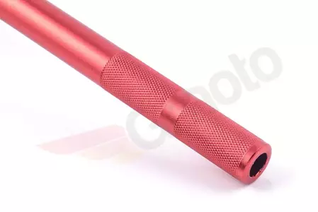 Guiador de alumínio 22 mm Enduro Street vermelho 780 mm-4