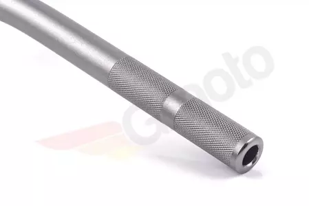 Aluminijasto krmilo 22 mm Enduro Street srebrno 730 mm-4