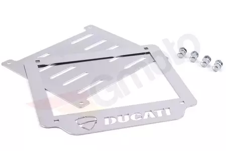 Okvir za registraciju logotipa Ducati od nehrđajućeg čelika-2