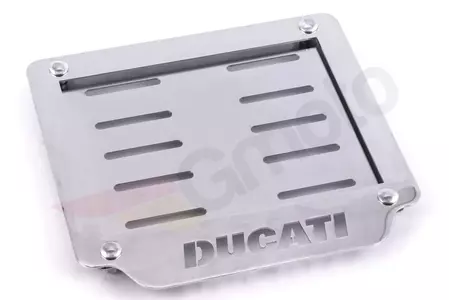 Ramka metalowa rejestracyjna Ducati chrom