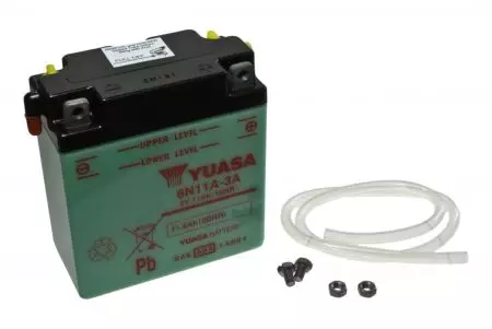 Standardbatteri 6V 11 Ah Yuasa 6N11A-3A