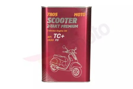 Olej silnikowy 2T Mannol Premium Scooter 1l-1