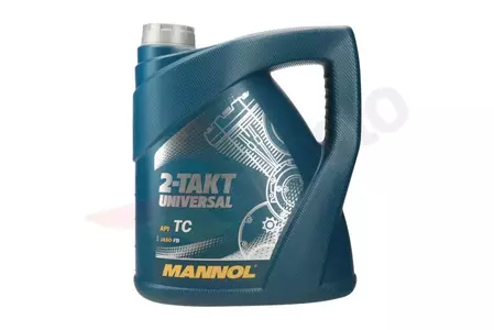 Motorolie voor 2T motoren Mannol Universal Mineral 4l - 7205-4