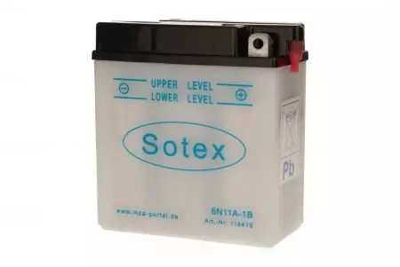 Sotex MZA 6N11A-1B 6V 11Ah magnetisk batéria-2