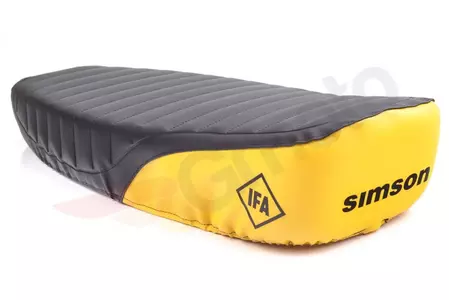 Cobertura do assento Simson S51 Enduro amarelo-1