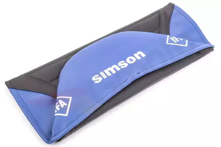 Sitzbezug f. Simson Bezug schwarz blau S51 Enduro-3